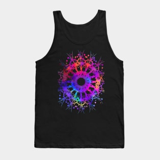 Abstract Rainbow Circle Tank Top